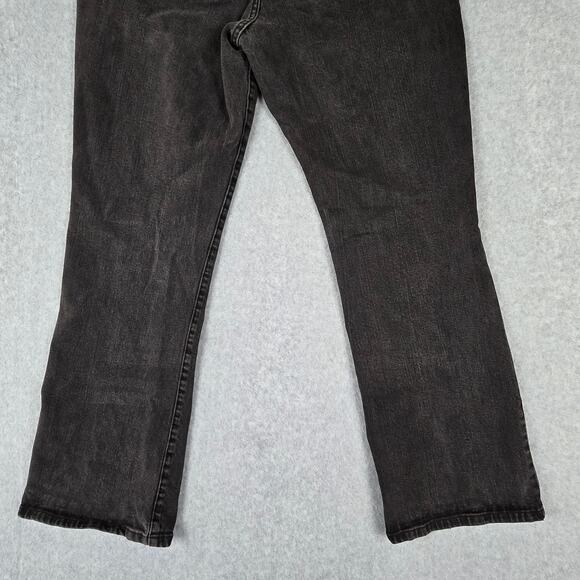 LRL Lauren Jeans Co. Jeans Womens Size 14 Black Classic Bootcut 34" Waist - Picture 7 of 16